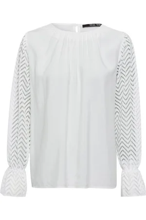 Marc Aurel Shirtbluse mit Puffärmeln aus Spitze - Verkäufer:
