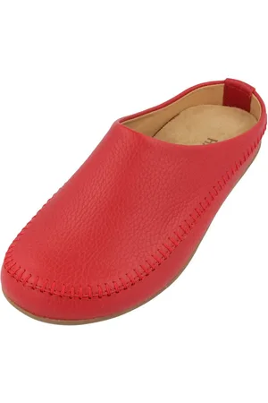Haflinger Softi Lederpantoffel mit weicher Gummisohle und Wechselfussbett Hausschuh - Verkäufer: Natural Slipper