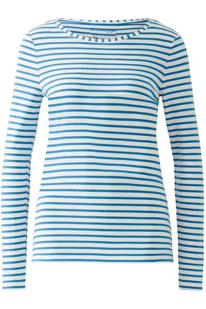 Oui Langarmshirt Langarmshirt Ringel 36 (1-tlg) - Verkäufer: Mack Mode