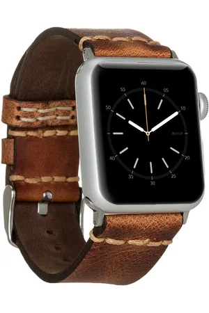Burkley Smartwatch-Armband Exklusives Vintage Lederarmband, Handmade Stil 08 - Verkäufer: