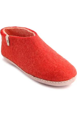 Egos Unisex Filzschuh mit Ledersohle Hausschuh - Verkäufer: scandinavian-lifestyle