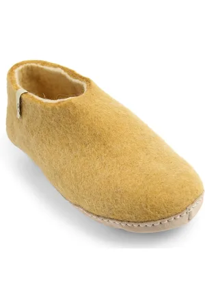 Egos Unisex Filzschuh mit Ledersohle Hausschuh - Verkäufer: scandinavian-lifestyle