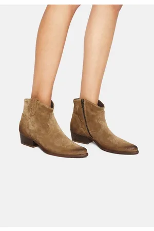 Felmini Stiefelette Leder Cowboy Stiefelette - Verkäufer: S4S Commerce