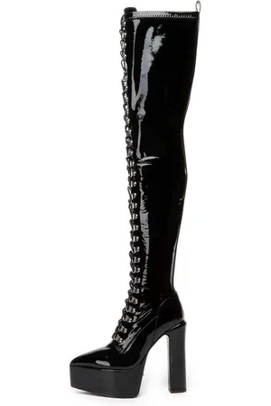 Giaro [D2C] SECRETZ BLACK SHINY Stiefel - Verkäufer: schuhplus - Schuhe in Übergrößen