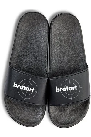 Youth Designz Bratort Unisex Badelatschen Flip Flops Badeschuh mit lustigen Logo für Damen und Herren - Verkäufer: EmDa Trading GmbH