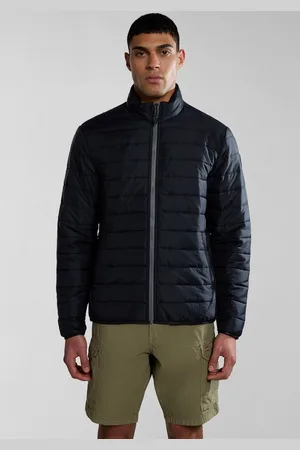 Napapijri Steppjacke Mit Markenlabel an der Seite und innen, mit Stehkragen