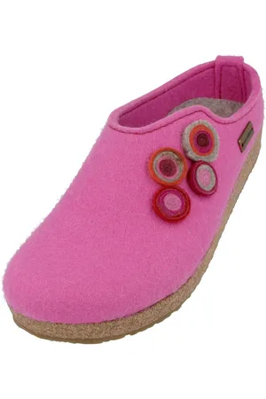 Haflinger Grizzly Kanon Filzclog aus reinem Wollfilz Unisex Hausschuh - Verkäufer: Natural Slipper
