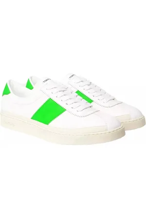 Tom Ford Bannister Panelled Faux Leder Schuhe Eco-Friendly und Luxuriös Sneaker Recyceltem Gummi, Bio-Baumwolle Schnürsenkel, Phthalatfreie Endstücke - Verkäufer: eldigo