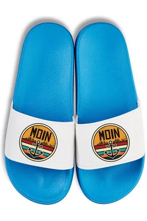 Youth Designz Moin Unisex Badelatschen Flip Flops Herren Damen Badeschuh mit lustigen Logo für Damen und Herren - Verkäufer: EmDa Trading GmbH