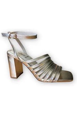 QS by s.Oliver Sandaletten - HENRYKA - platin Pumps - Verkäufer: Alpenwahnsinn Tracht & Lifestyle
