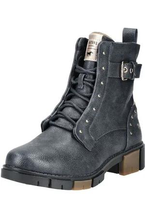 Mustang Stiefelette Lederimitat Schnürstiefelette - Verkäufer: S4S Commerce