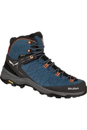 Salewa MS ALP TRAINER 2 MID GTX 8675 Dark Denim/Fluo Orange Wanderschuh - Verkäufer: SportTimm