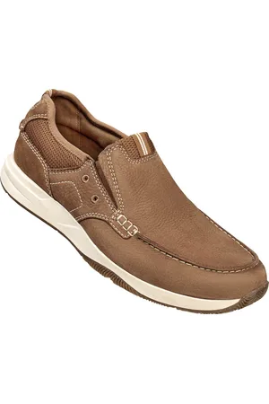 Clarks Slipper aus hochwertigem Nubuk-Büffelleder, mit dämpfendem Fußbett - Verkäufer: Vorteilshop