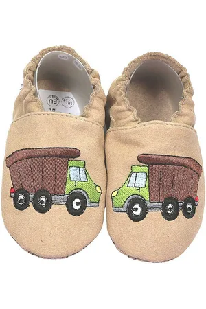 HOBEA Krabbelschuhe RecyStep LKW beige Krabbelschuh - Verkäufer: