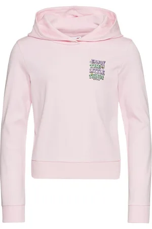 KangaROOS Kapuzenshirt Shirt mit Rückendruck in kurzer Form