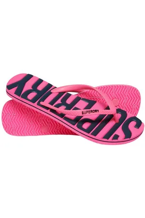 Superdry Damen Zehentrenner VINTAGE VEGAN Fluro Pink Zehentrenner - Verkäufer: Fashioncode
