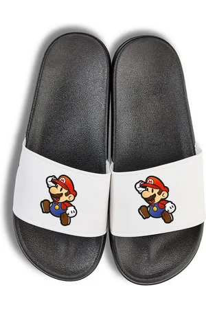 Youth Designz Mario Unisex Badelatschen Flip Flops Badeschuh mit lustigen Logo für Damen und Herren - Verkäufer: EmDa Trading GmbH