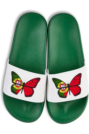 Youth Designz Portugal EM 2024 Unisex Badelatschen Flip Flops Badeschuh mit modischem Fußball Logo für Herren & Damen - Verkäufer: EmDa Trading GmbH