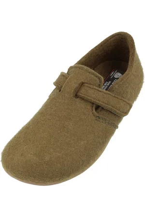 Haflinger Everest Focus Filzpantoffel mit verstellbarem Riemen Hausschuh unisex Hausschuh - Verkäufer: Natural Slipper