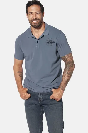Jan Vanderstorm Poloshirt BRORTE mit Brustprint & Stickerei - Verkäufer: VANDERSTORM VENTURES