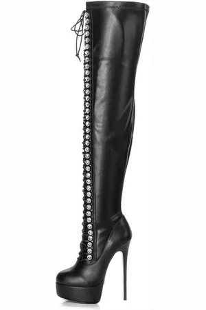 Giaro [D2C] DOMINIQUE BLACK MATTE Stiefel - Verkäufer: schuhplus - Schuhe in Übergrößen