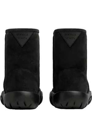 Bottega Veneta Snap Snow Veloursleder Schneestiefel Winterboots Weiches Shearling für extra Wärme und Komfort - Verkäufer: eldigo