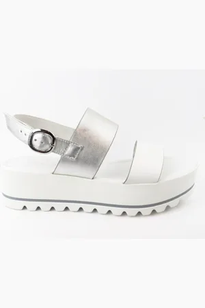 Nero Giardini Weiss/silber Sandalette Schuhhaus Otto Cronauer