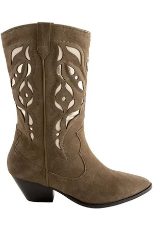 Next Premium Cowboy-Stiefel, Veloursleder mit Cutouts Cowboy Boots (1-tlg) - Verkäufer: Germany GmbH
