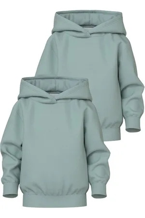 NAME IT Sweatshirt 2er-SET Sweatshirt Kapuzenpullover Große Hoodie Kapuze (2-tlg) NMFVIAN LS NREG SWEAT WH BRU 2X - Verkäufer: ARIZONAS