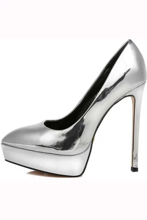 Giaro [D2C] SCANT LIQUID SILVER Pumps - Verkäufer: schuhplus - Schuhe in Übergrößen
