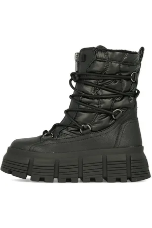 Buffalo AVA Puffer Hike Vegan Damen Black Ankleboots - Verkäufer: Schuhdealer