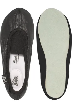 Beck Schläppchen Echt-Leder mit Ledersohle Gymnastikschuh (mit Ristgummi) und Wildledersohle - Verkäufer: