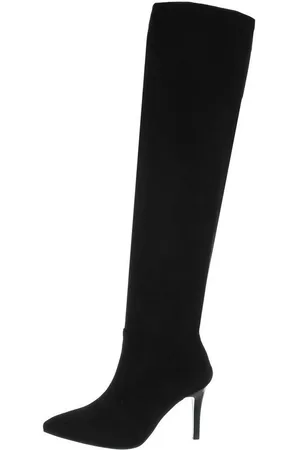 Ital-Design Damen Abendschuhe Party & Clubwear Overkneestiefel (85080861) Pfennig-/Stilettoabsatz High-Heel Stiefel in - Verkäufer: