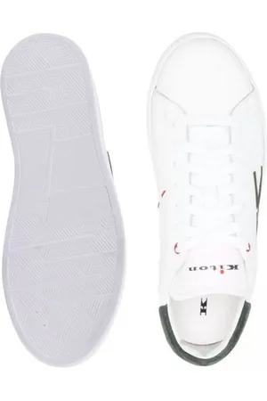 Kiton K-Logo Kalbsleder Schuhe Sneaker Kontrastierender Wildlederabsatz, Lederfutter, Innensohle aus Leder - Verkäufer: eldigo