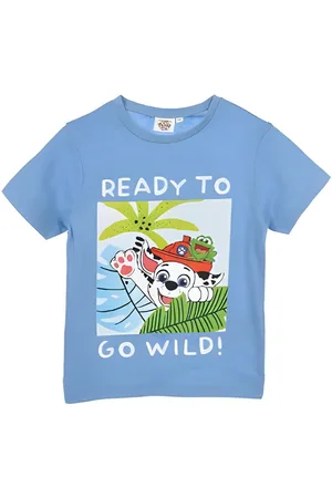 Paw Patrol Print-Shirt Marshall Kinder Jungen kurzarm T-Shirt Shirt 100% Baumwolle, Gr. 98 bis 128 - Verkäufer: WS-Trend