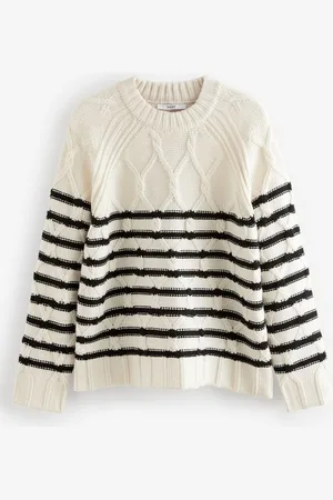 Next Rundhalspullover Gestrickter Pullover mit Zopfmuster (1-tlg) - Verkäufer: Germany GmbH