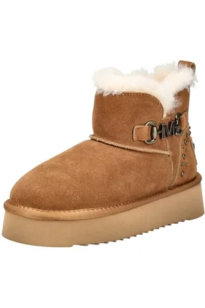 Mustang Stiefelette Veloursleder Plateaustiefelette - Verkäufer: S4S Commerce