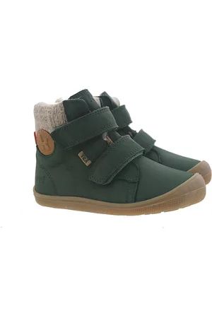 Koel Stiefel Barfußschuhe Dean 2.0 Tex Wasserdicht Leder Wolle Grün Schnürstiefelette - Verkäufer: Alex und Elis Kinderschuhe