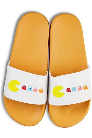 Youth Designz Pacman Unisex Badelatschen Flip Flops Badeschuh mit lustigen Logo für Damen und Herren - Verkäufer: EmDa Trading GmbH