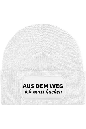 Youth Designz Beanie Herren & Damen unisex Mütze Beanie "Ich muss kacken" Print Geschenk mit lustigen und stylischen Aufdruck Statement für Männer und Frauen - Verkäufer: EmDa Trading GmbH