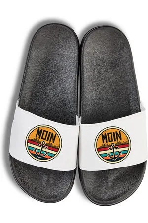 Youth Designz Moin Unisex Badelatschen Flip Flops Herren Damen Badeschuh mit lustigen Logo für Damen und Herren - Verkäufer: EmDa Trading GmbH