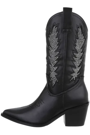 Ital-Design Damen Cowboyboots Western Westernstiefel (84989775) Blockabsatz Western- & Bikerstiefel in - Verkäufer: