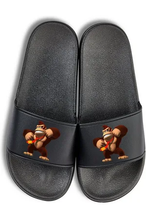 Youth Designz Donkey Kong Unisex Badelatschen Flip Flops Badeschuh mit lustigen Logo für Damen und Herren - Verkäufer: EmDa Trading GmbH