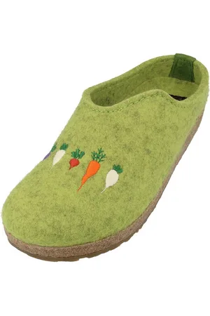 Haflinger Grizzly Rübli Filzclog aus reinem Wollfilz Unisex Hausschuh - Verkäufer: Natural Slipper