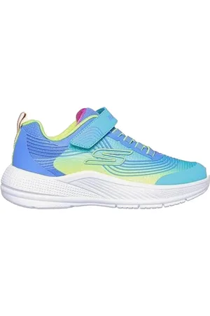 Skechers Kinder 303575L Microspec Advance Sneaker, Turquoise/Lime, Sneaker - Verkäufer: Lord of Label