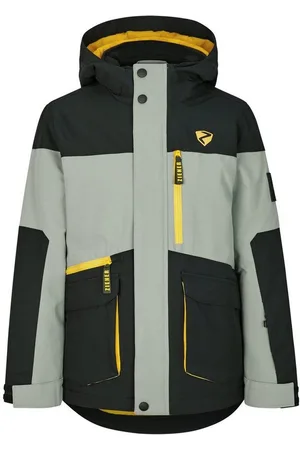 Ziener Skijacke AGONIS jun (jacket ski) gray seal ripstop - Verkäufer: Alpensportler