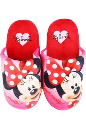 Disney Minnie Maus Kinder Mädchen Hausschuhe Slipper Pantoffel Gr. 28 bis 35 - Verkäufer: WS-Trend