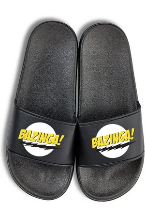 Youth Designz Bazinga Unisex Badelatschen Flip Flops Badeschuh mit lustigen Spruch für Damen und Herren - Verkäufer: EmDa Trading GmbH