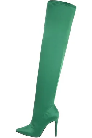 Ital-Design Damen Abendschuhe Party & Clubwear Overkneestiefel (81809691) Pfennig-/Stilettoabsatz High-Heel Stiefel in - Verkäufer: