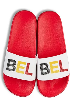 Youth Designz Belgien Unisex Badelatschen Flip Flops Badeschuh mit lustigen Logo für Damen und Herren - Verkäufer: EmDa Trading GmbH